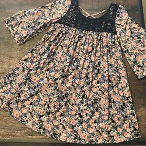 Floral babydoll dress